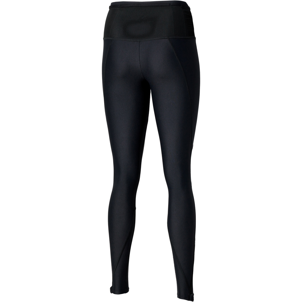 Mizuno mallas trail running cortas mujer Trail Multipocket L Tight vista trasera