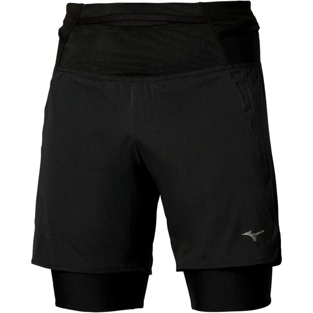 Mizuno pantalón running hombre Trail Multipocket Trail 2in1 Short vista frontal
