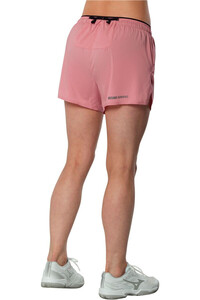 Mizuno pantalón running mujer Tech Light Split 3.5 Inches Short vista trasera