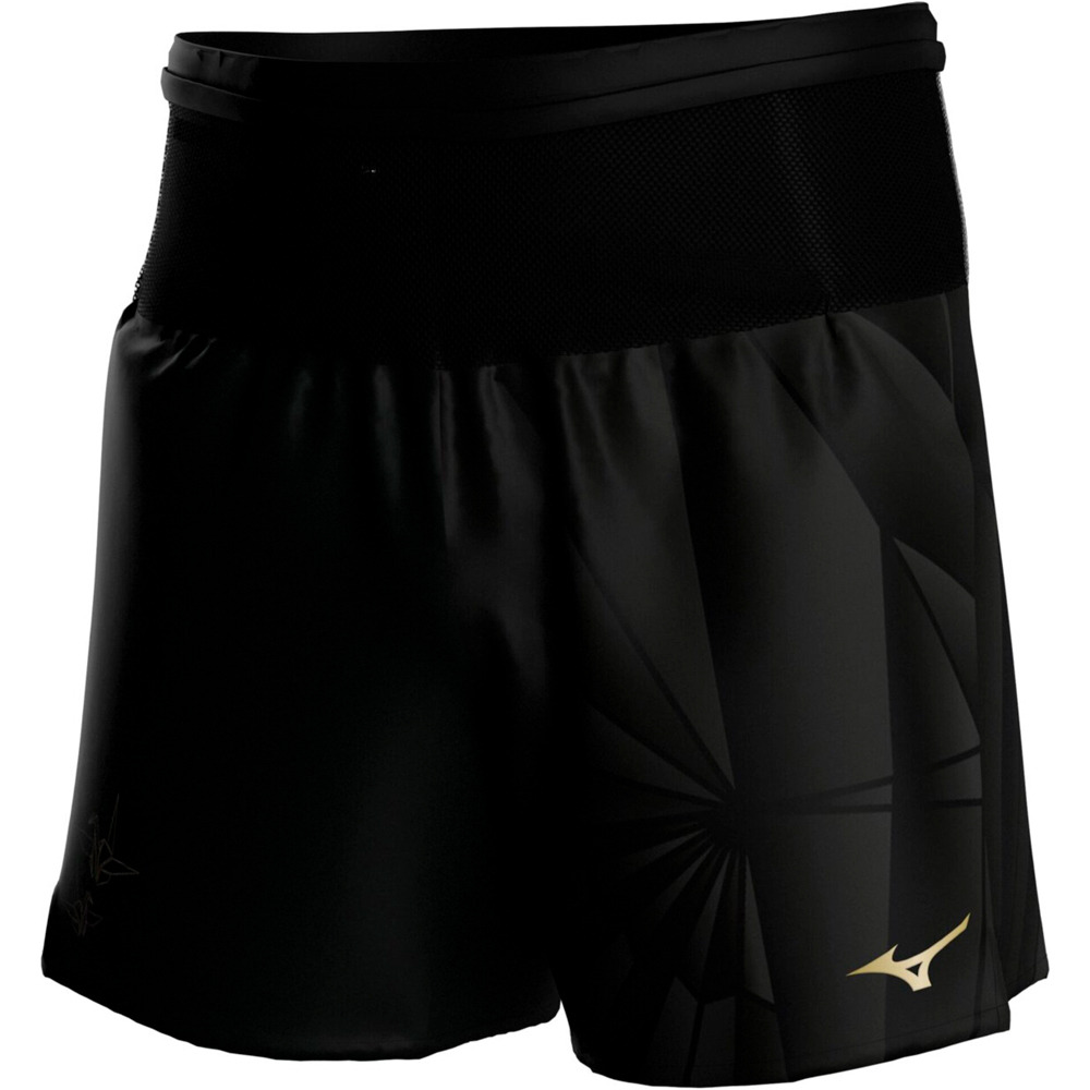 Mizuno pantaloneta técnica hombre Active Graphic Multi Pocket 7 Inches Short vista frontal