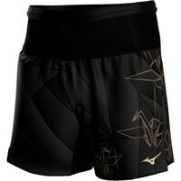 Mizuno pantaloneta técnica hombre Active Graphic Multi Pocket 7 Inches Short vista frontal