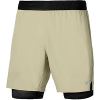 Mizuno pantaloneta técnica hombre Core 7.5 Inches 2in1 Short vista frontal