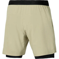 Mizuno pantaloneta técnica hombre Core 7.5 Inches 2in1 Short vista trasera