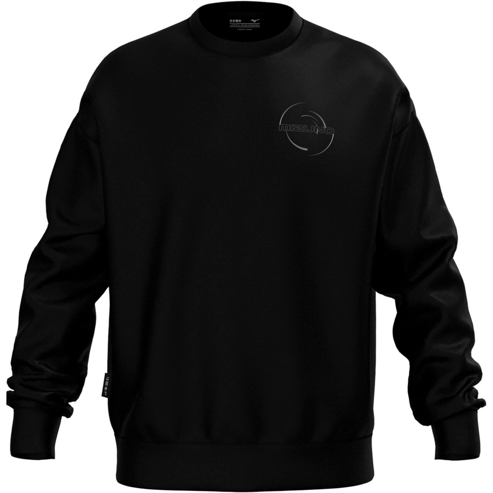 Mizuno sudaderas deportivas hombre Athletic Crew Neck vista frontal