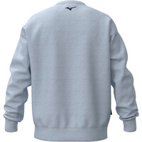 Mizuno sudaderas deportivas hombre Athletic Crew Neck vista trasera