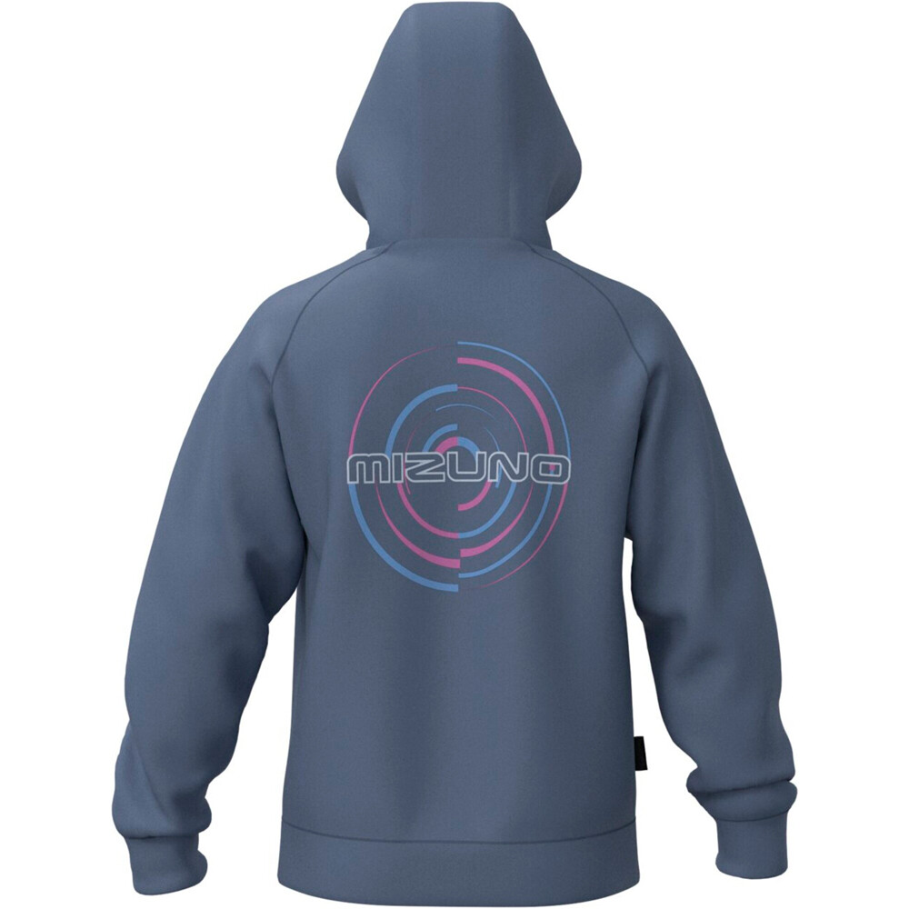 Mizuno sudaderas deportivas hombre Athletic Hoody vista trasera