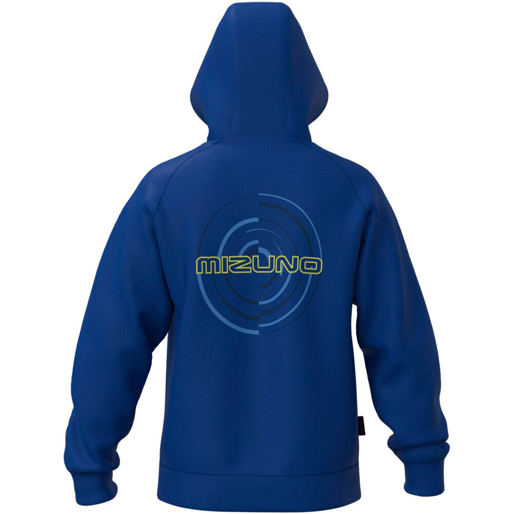 Mizuno sudaderas deportivas hombre Athletic Hoody vista trasera