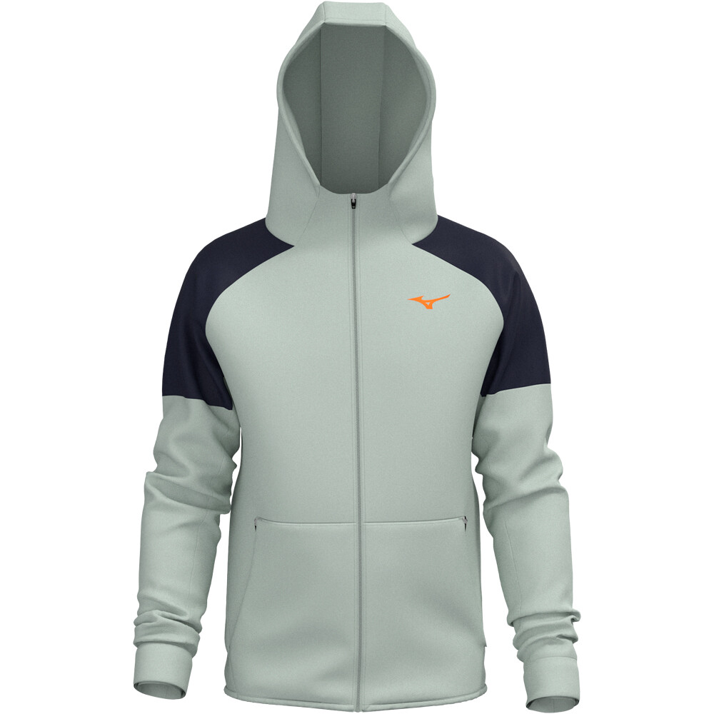 Mizuno sudaderas deportivas hombre Athletics RB Sweat Jacket vista detalle