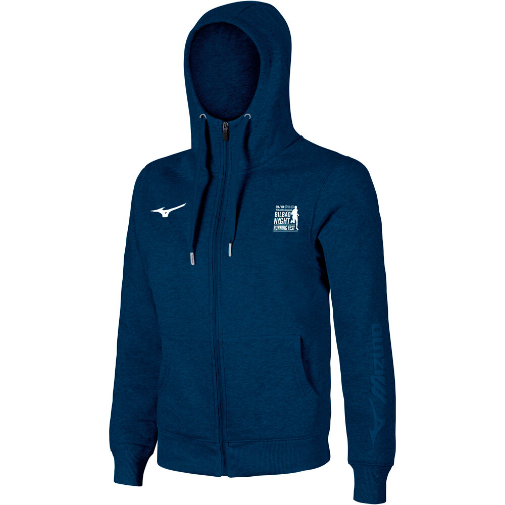 Mizuno sudaderas deportivas hombre BNRF Sweat FZ Hoodie M vista frontal