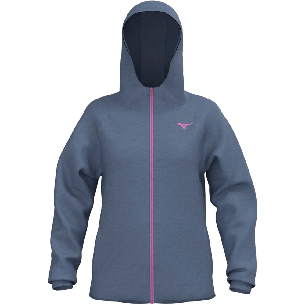 Mizuno sudaderas deportivas mujer Athletic Track Jacket vista frontal