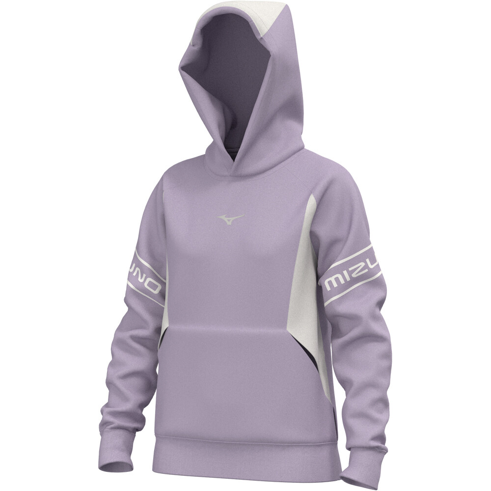 Mizuno sudaderas deportivas mujer Athletics Mizuno Hoodie vista frontal
