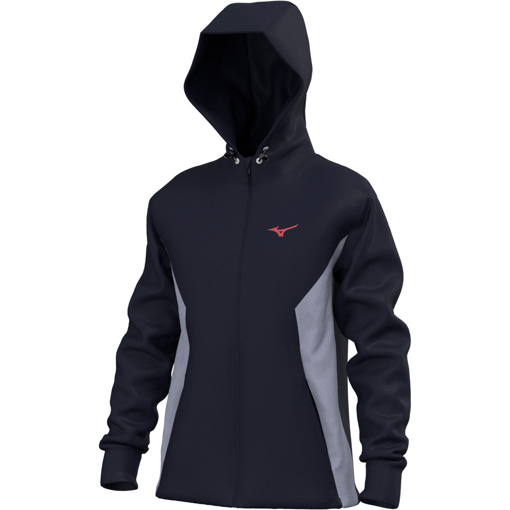 Mizuno sudaderas deportivas mujer Athletics Sweat Jacket vista frontal