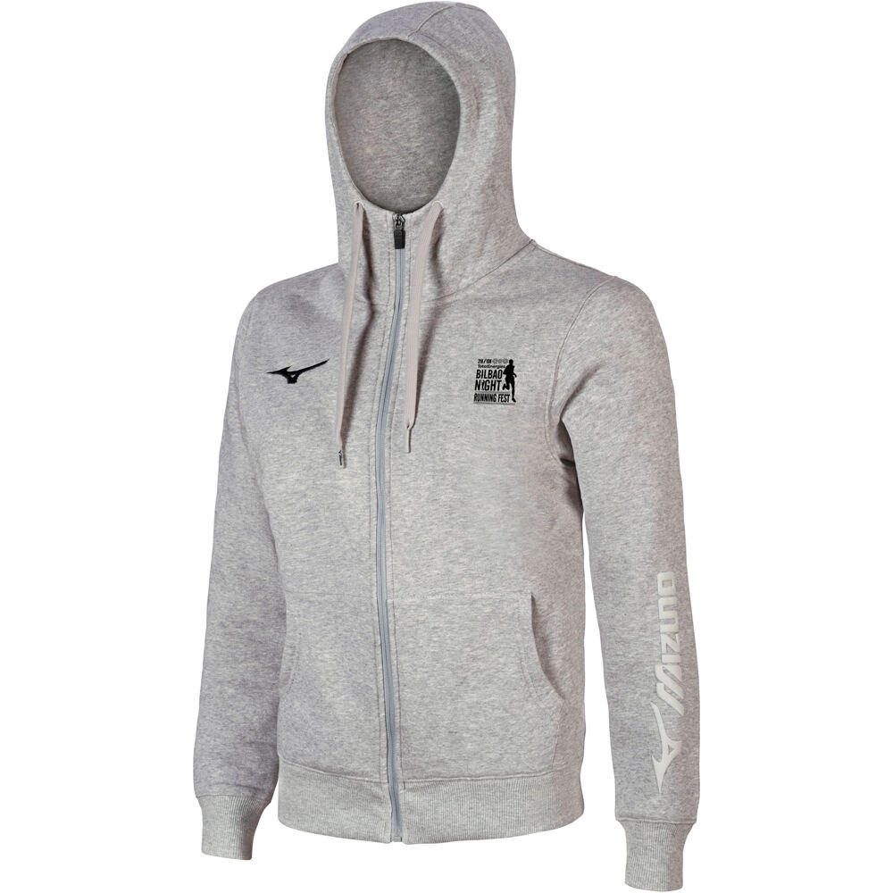 Mizuno sudaderas deportivas mujer BNRF Sweat FZ Hoodie W vista frontal