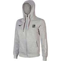 Mizuno sudaderas deportivas mujer BNRF Sweat FZ Hoodie W vista frontal