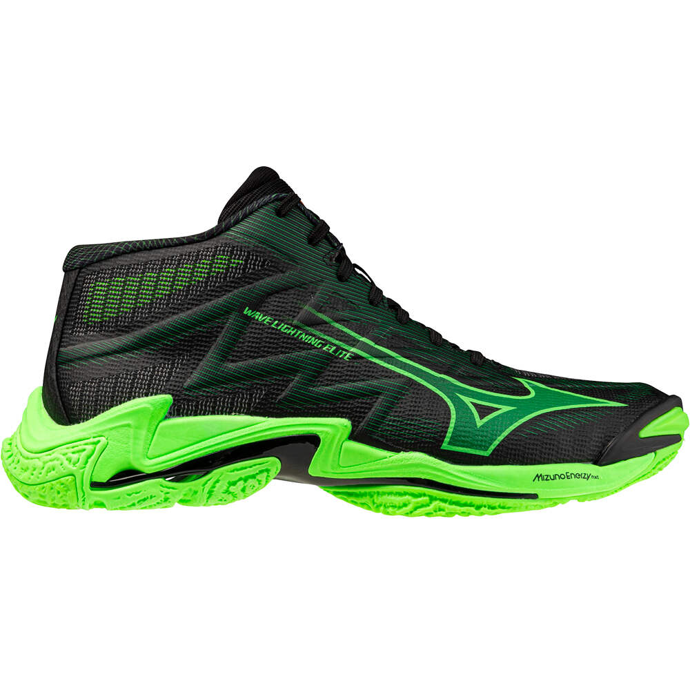 Mizuno zapatilla indoor hombre WAVE LIGHTNING ELITE MID lateral exterior