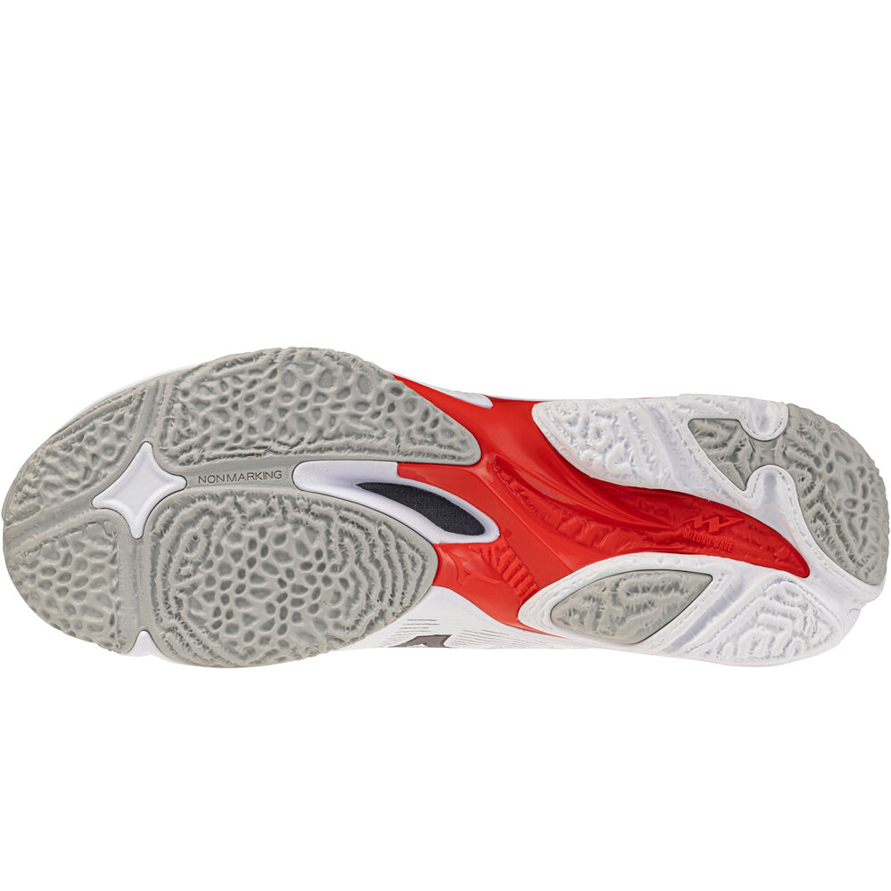 Mizuno zapatilla indoor hombre WAVE LIGHTNING ELITE MID vista trasera