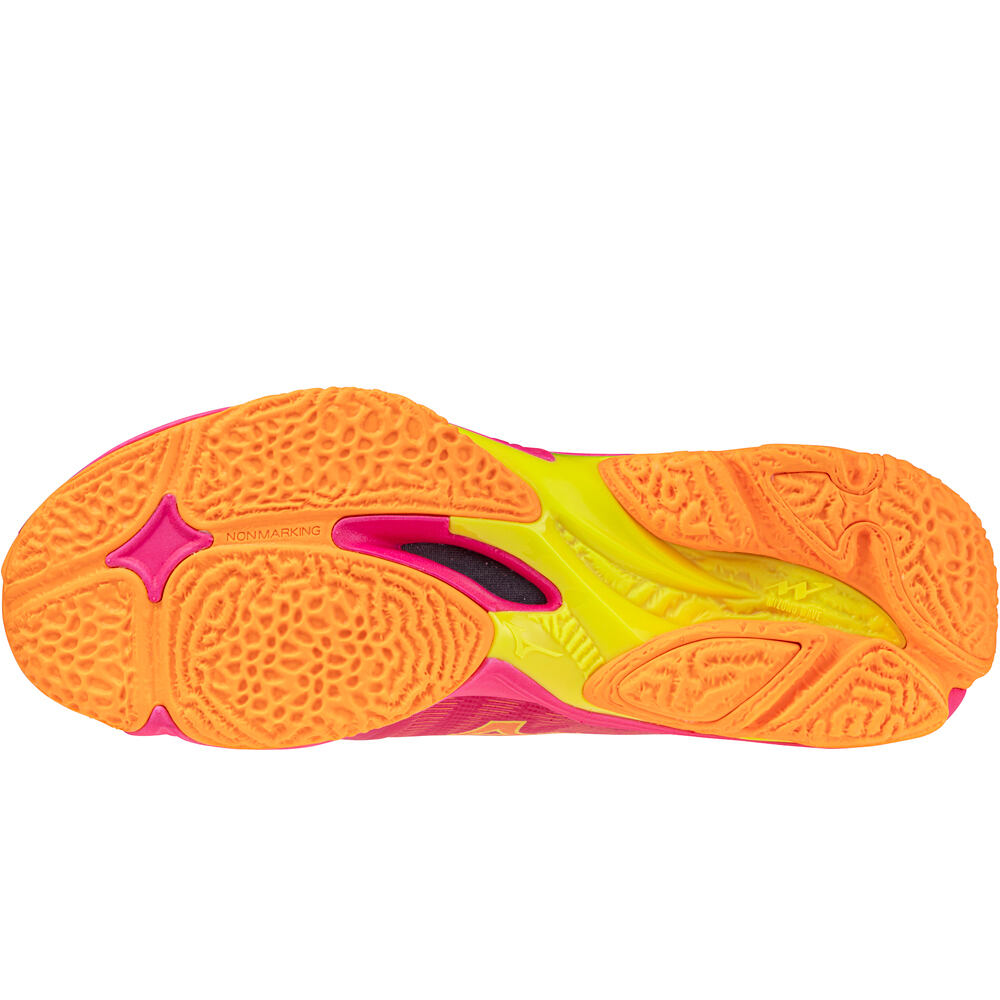 Mizuno zapatilla indoor hombre WAVE LIGHTNING ELITE vista trasera