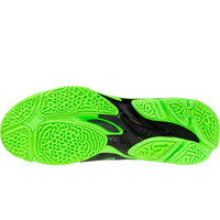 Mizuno zapatilla indoor hombre WAVE LIGHTNING ELITE vista trasera