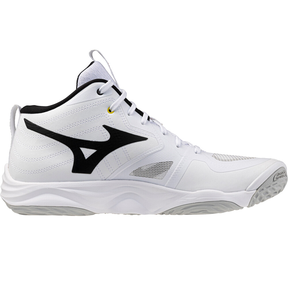 Mizuno zapatilla indoor hombre WAVE MOMENTUM ELITE MID lateral interior