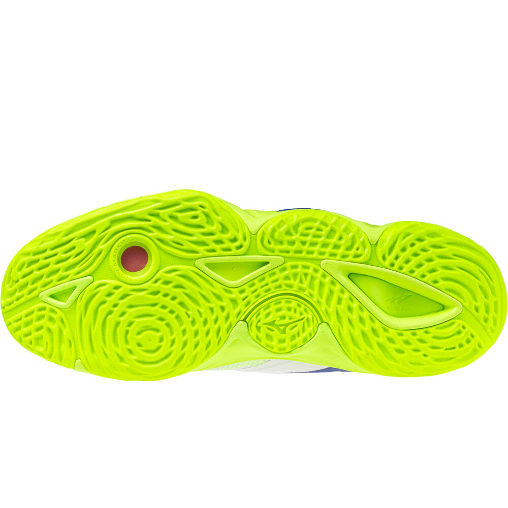Mizuno zapatilla indoor hombre WAVE MOMENTUM ELITE MID vista trasera