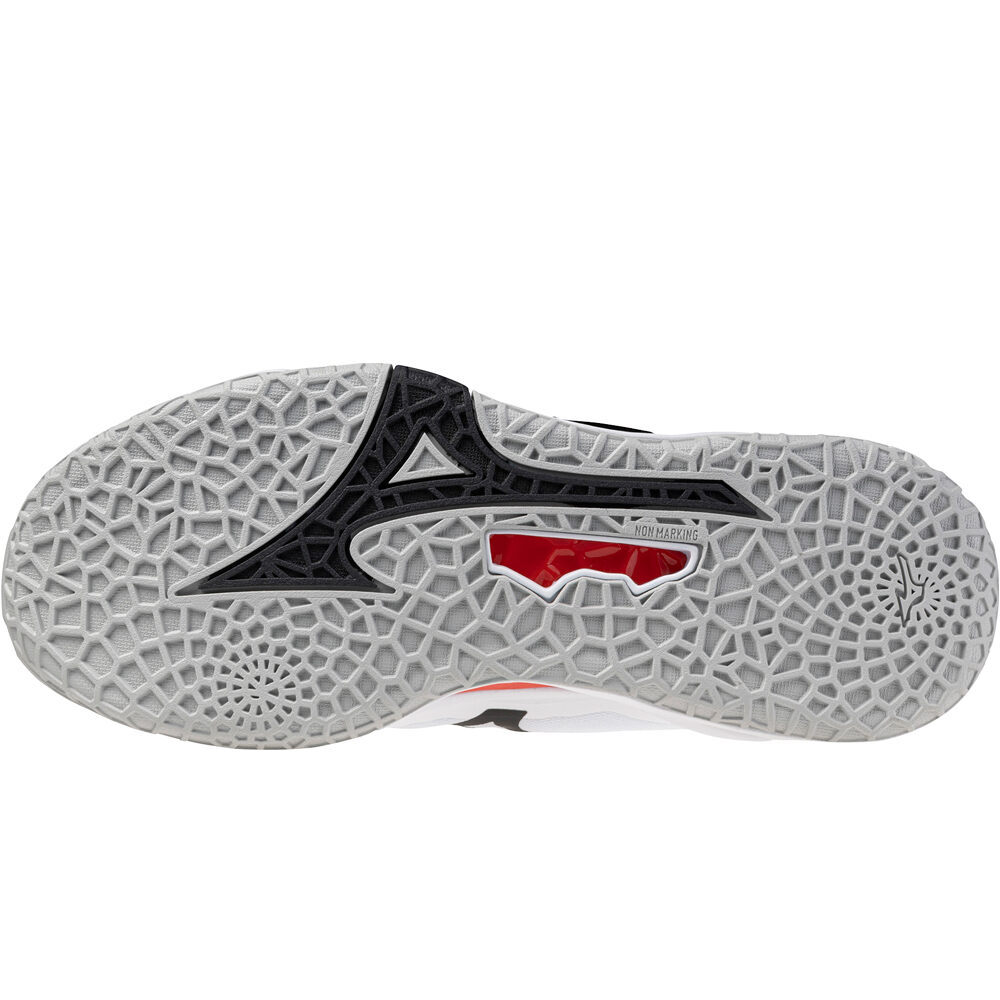 Mizuno zapatilla indoor hombre WAVE STEALTH NEO 2 vista trasera