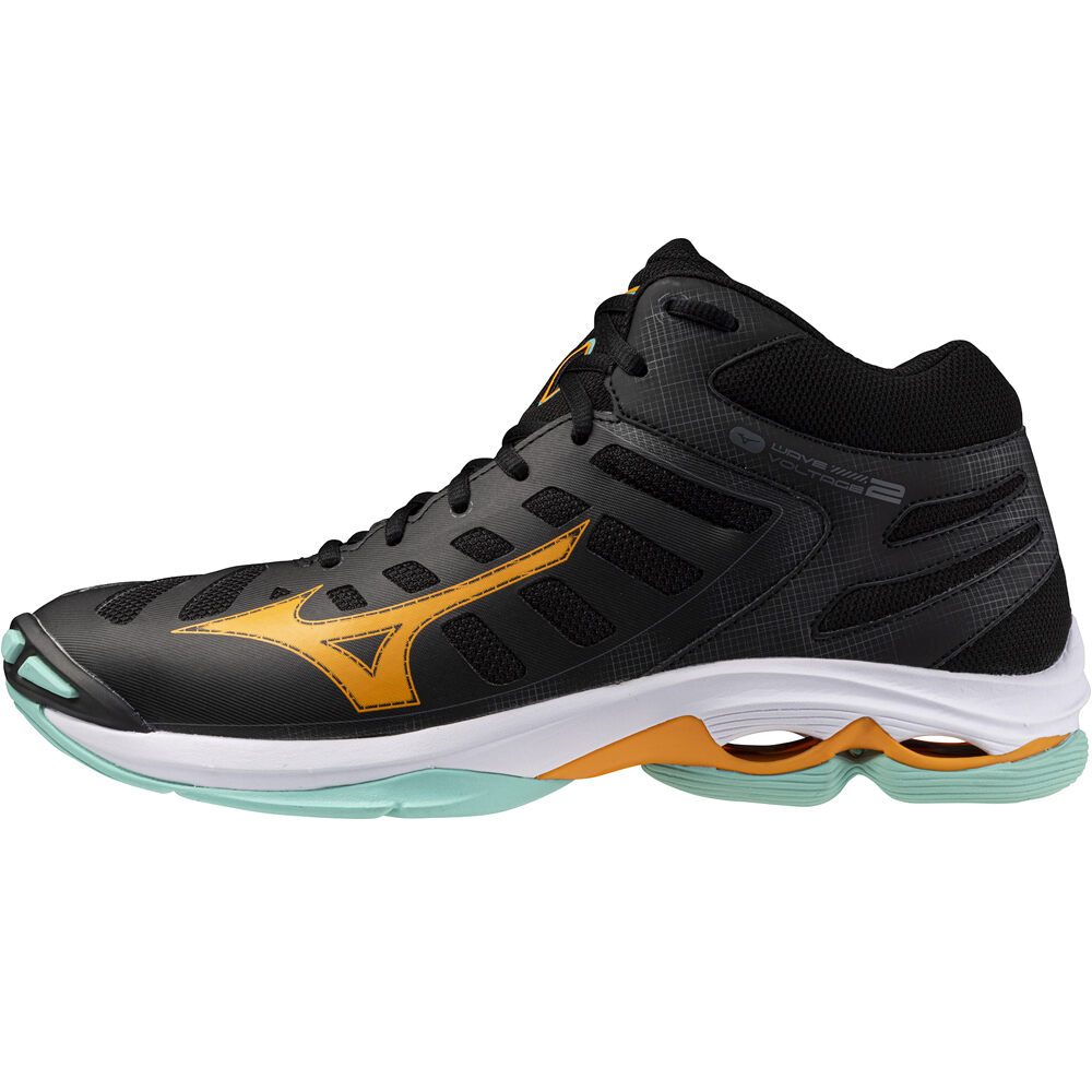 Mizuno zapatilla indoor hombre WAVE VOLTAGE 2 MID lateral exterior