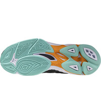 Mizuno zapatilla indoor hombre WAVE VOLTAGE 2 MID vista trasera