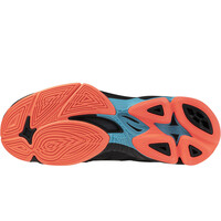 Mizuno zapatilla indoor hombre WAVE VOLTAGE 2 vista trasera
