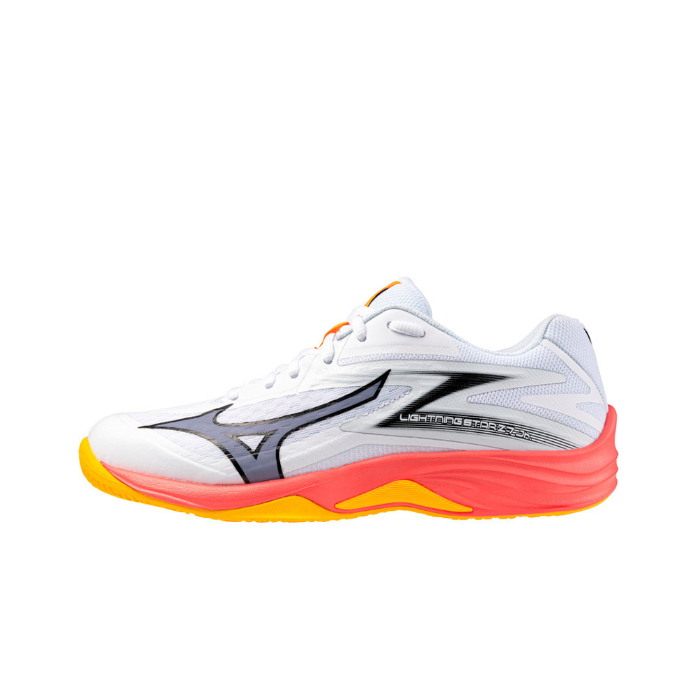 Mizuno zapatilla indoor niño LIGHTNINIG STAR Z7 JR BLGR lateral exterior