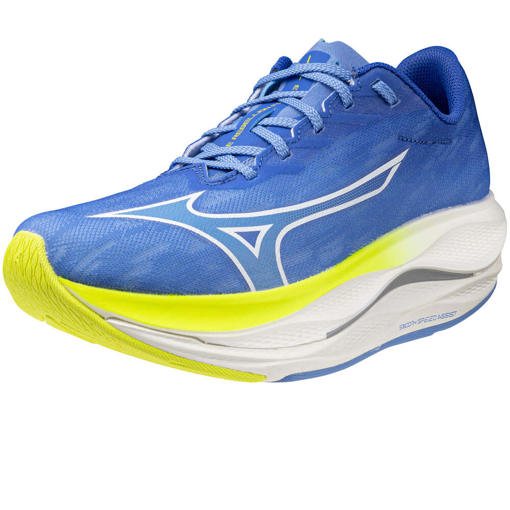 Mizuno zapatilla running mujer WAVE REBELLION FLASH 3 lateral interior