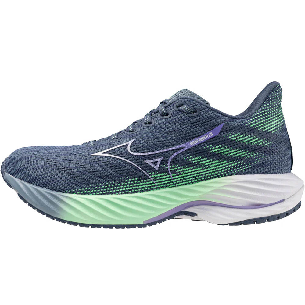 Mizuno zapatilla running mujer WAVE RIDER 28(W) lateral exterior