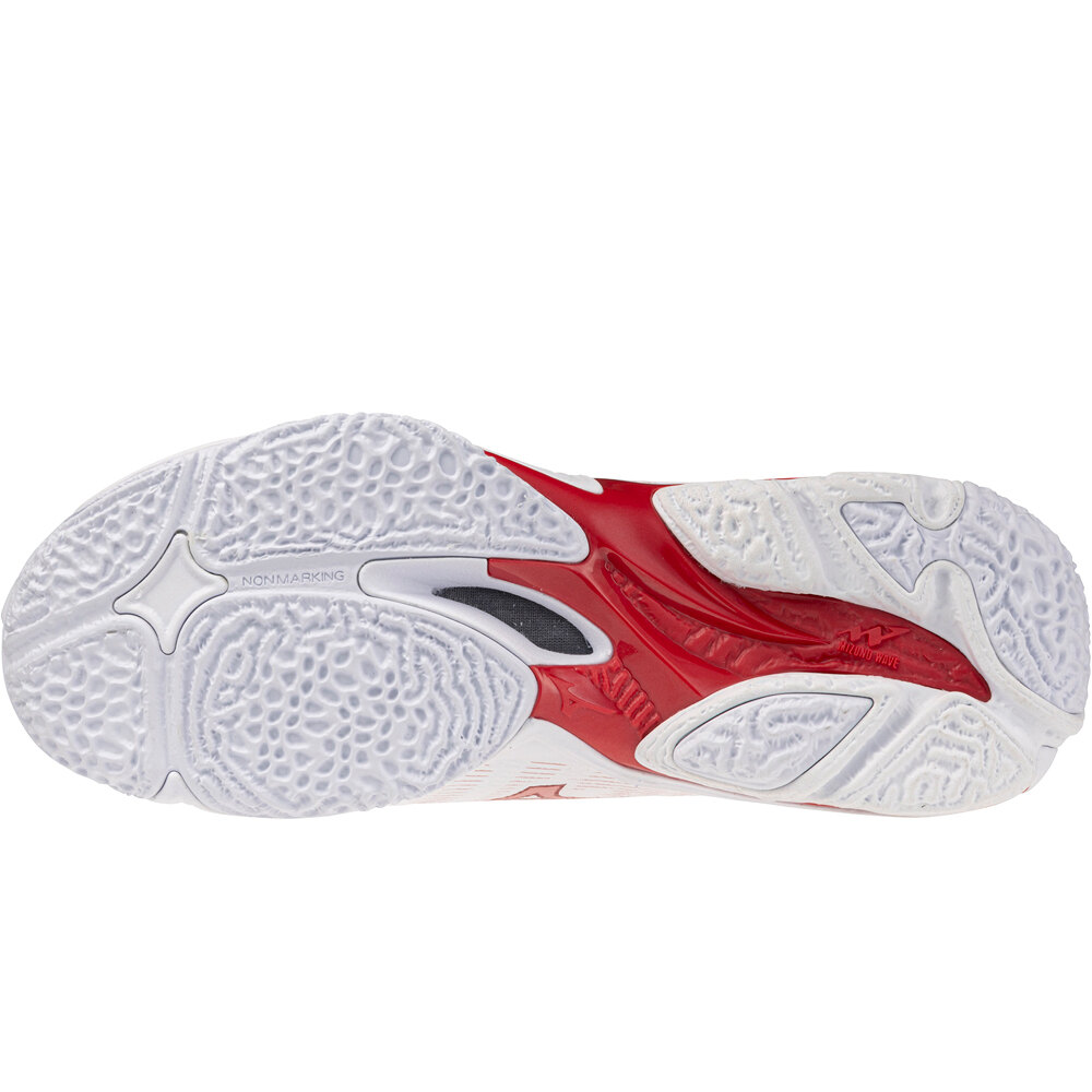 Mizuno zapatillas indoor mujer WAVE LIGHTNING ELITE vista trasera