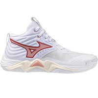 Mizuno zapatillas indoor mujer WAVE MOMENTUM ELITE MID lateral exterior