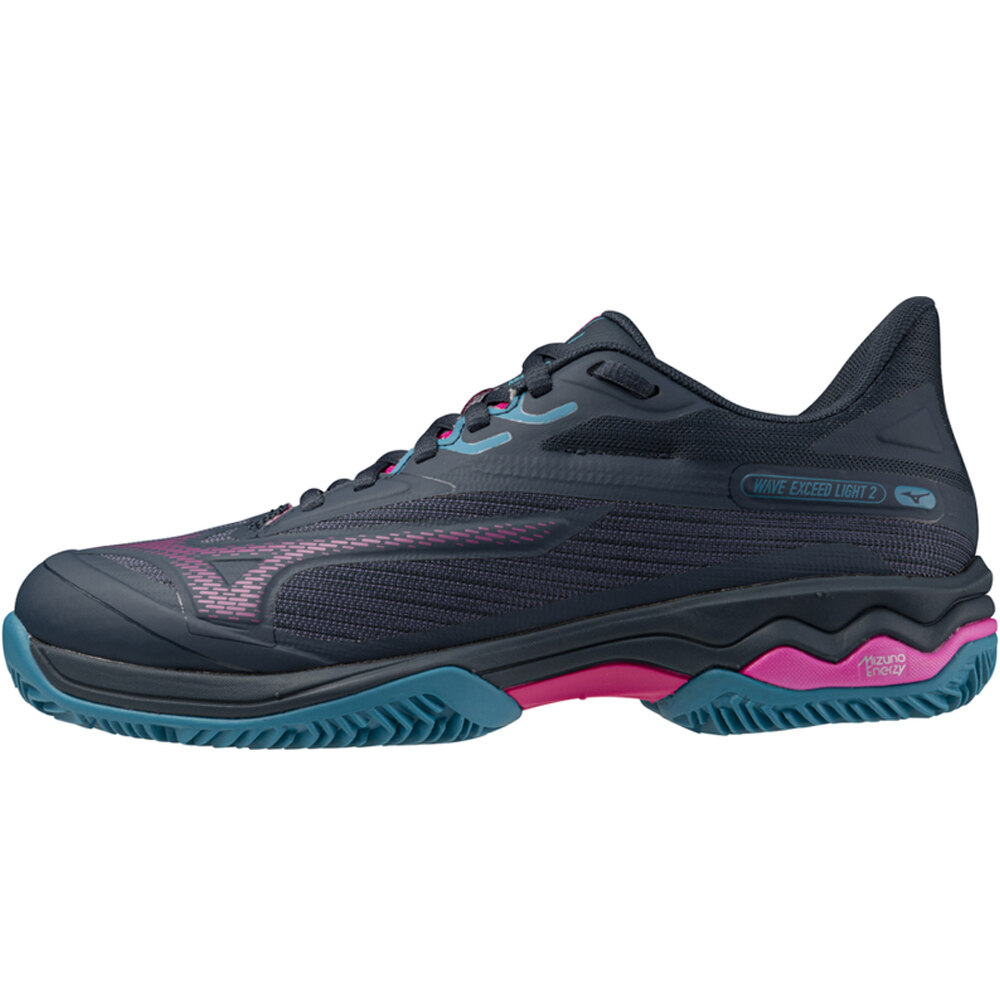 Mizuno Zapatillas Padel Mujer WAVE EXCEED LIGHT 2 Padel(W) lateral exterior
