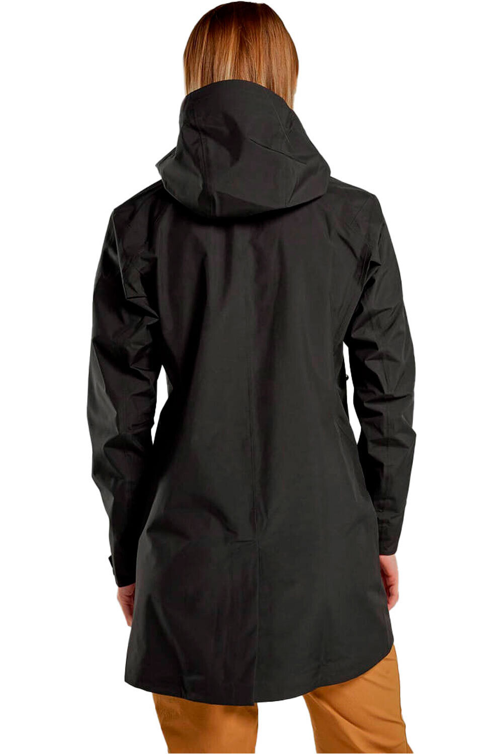 Montane chaqueta impermeable mujer F SPIRIT LONG JKT vista trasera