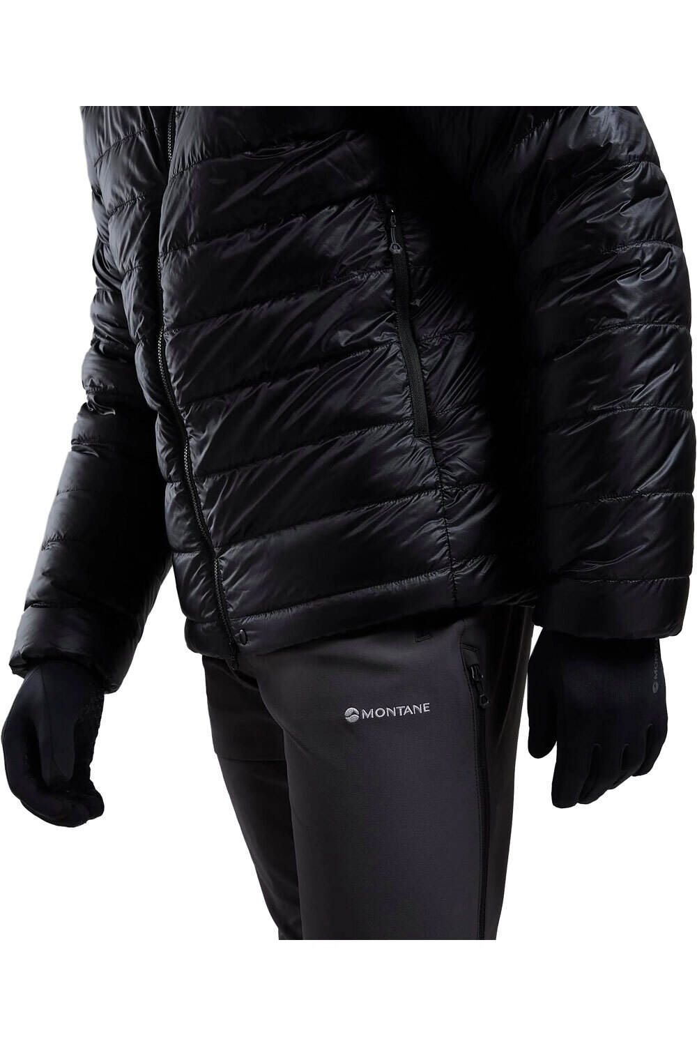 Montane chaqueta outdoor hombre ALPINE 850 HOODIE vista detalle