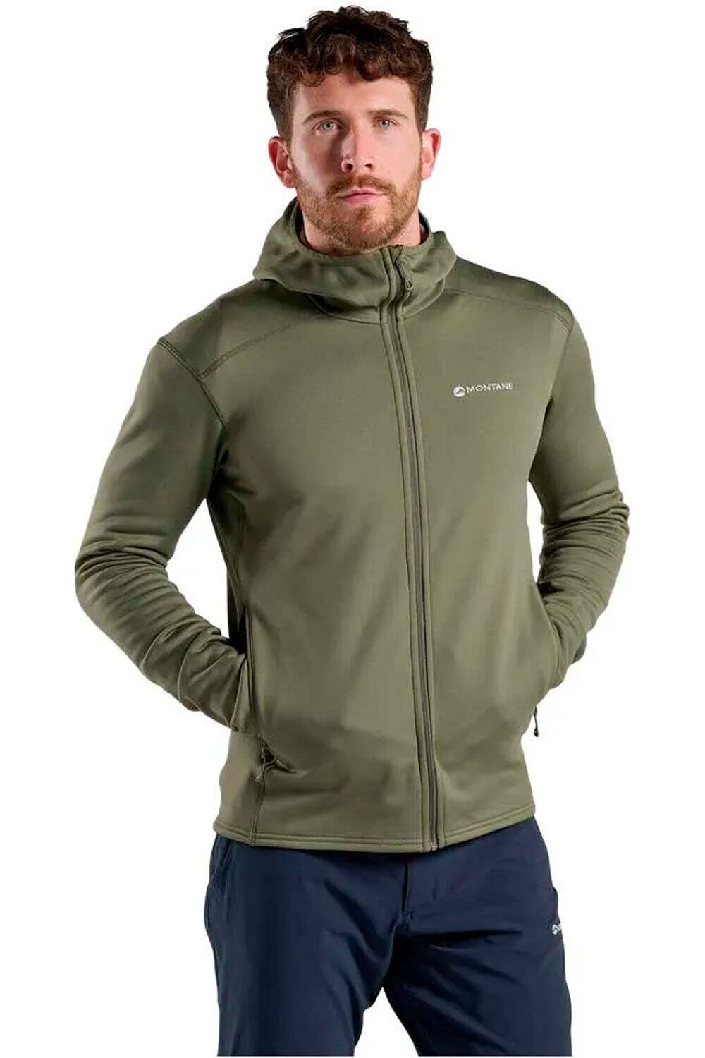 Montane forro polar hombre FURY LITE HOODIE vista frontal