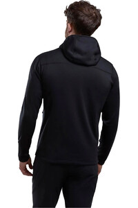 Montane forro polar hombre FURY LITE HOODIE vista trasera
