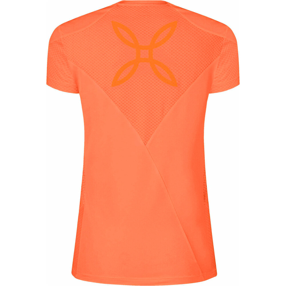 Montura camiseta montaña manga corta mujer DELTA MIX T-SHIRT WOMAN vista trasera