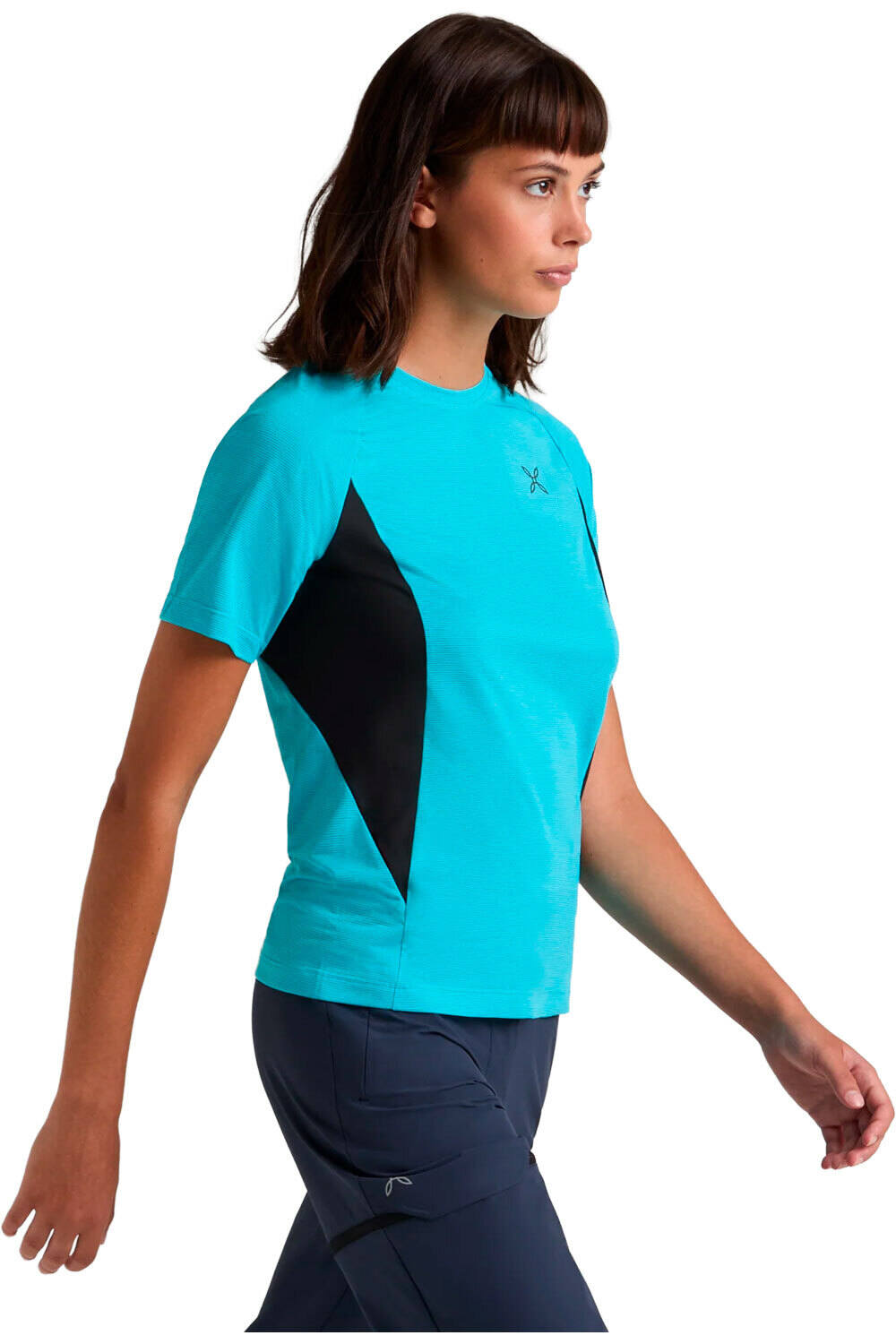 Montura camiseta montaña manga corta mujer RISE T-SHIRT WOMAN vista detalle