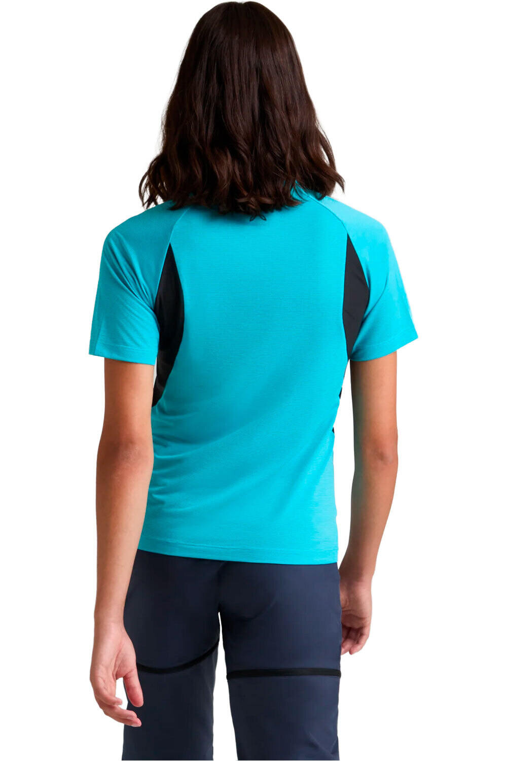 Montura camiseta montaña manga corta mujer RISE T-SHIRT WOMAN vista trasera