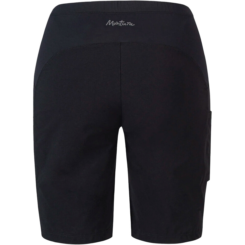 Montura pantalón corto montaña mujer STRETCH SHAPE BERMUDA WOMAN vista trasera