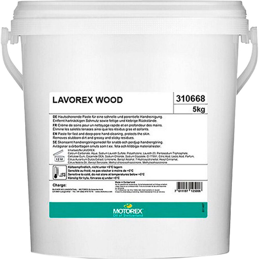 Motorex abrillantador y desengrasante bicicleta Lavorex Washing Paste 5kg vista frontal