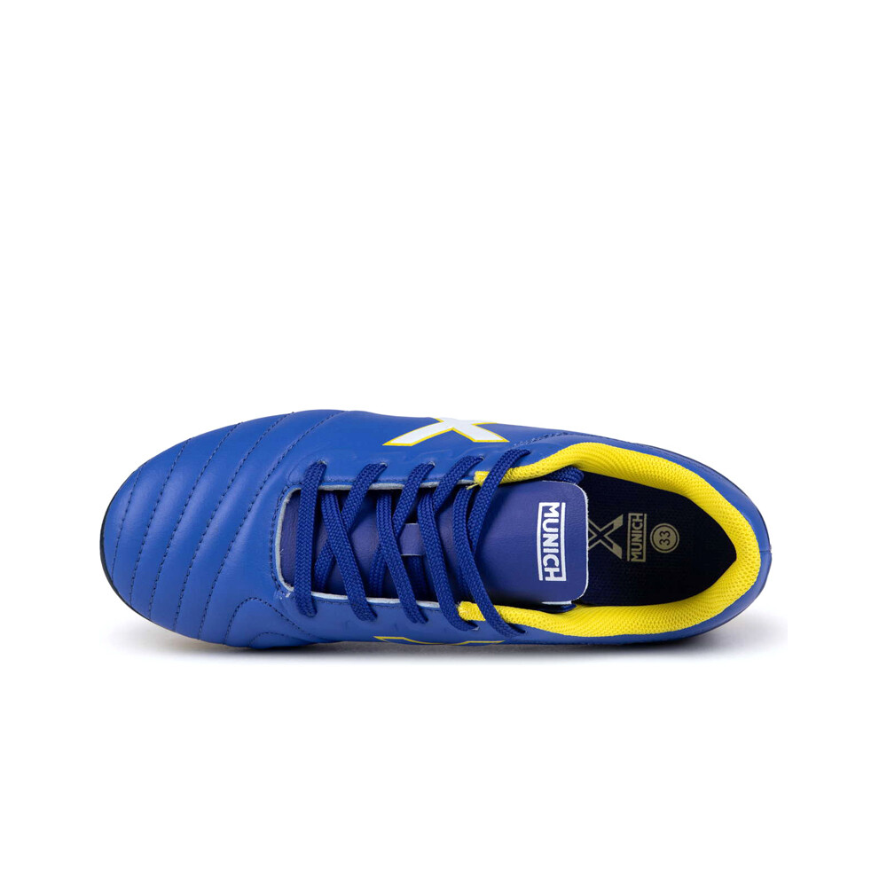 Munich botas de futbol niño cesped artificial ARENGA KID vista trasera