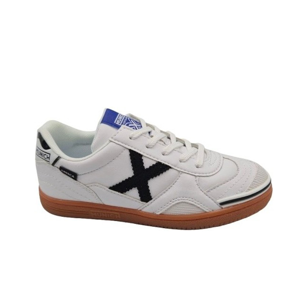 Munich botas fútbol sala niño GRESCA INF BL lateral exterior