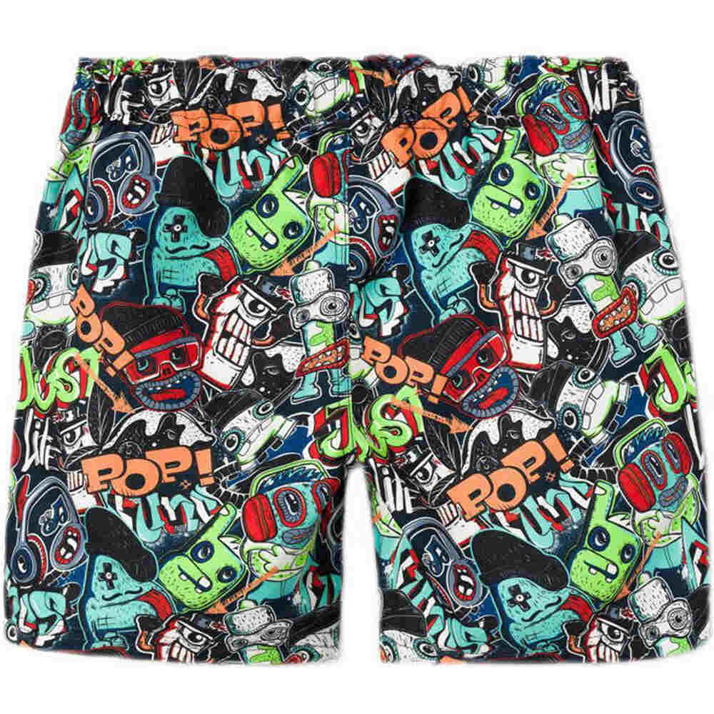 Nameit bañador playa niño SWIMSHORTS MALE WOV PL100 vista trasera