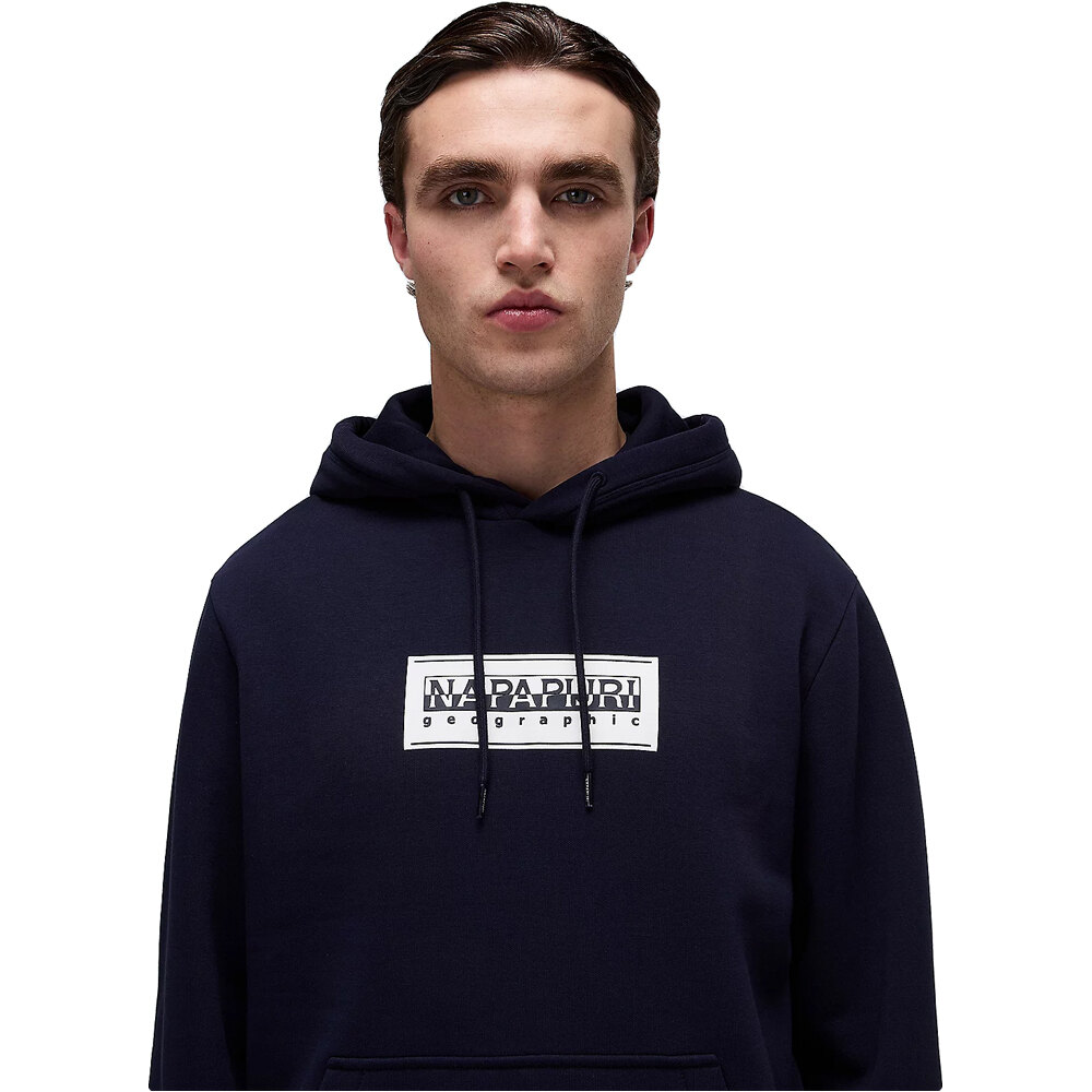Napapijri sudadera hombre B-BOX LOGO vista detalle