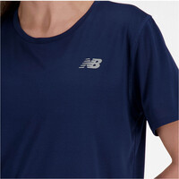 New Balance camiseta entrenamiento manga corta mujer New Balance Short Sleeve vista detalle
