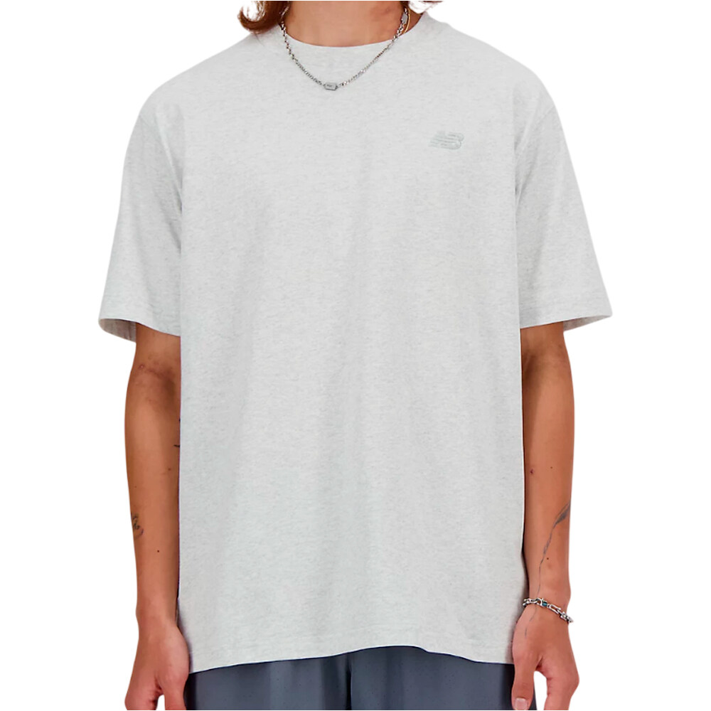 New Balance camiseta manga corta hombre Athletics Cotton T-Shirt vista frontal