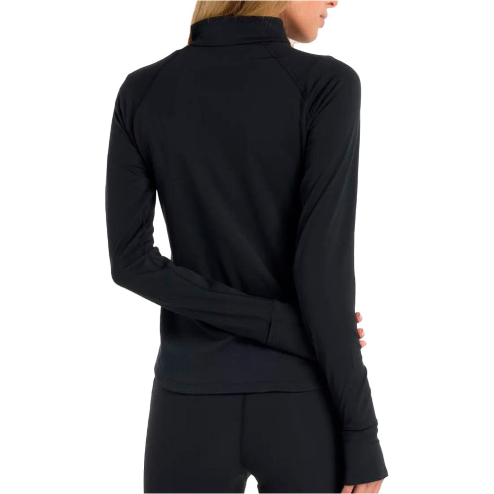 New Balance camiseta técnica manga larga mujer NB Harmony Half Zip vista trasera